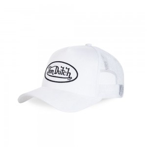 Von Dutch Baseball Eva Logo Cap White | US-MBJGCY540