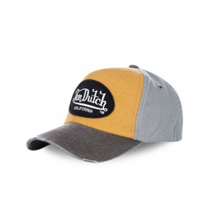 Von Dutch Baseball Jack Cap Orange / Grey | US-TKDGWB253