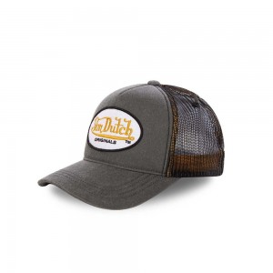 Von Dutch Baseball Originals Mesh Cap Grey | US-IYPAZU590