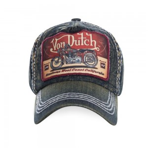 Von Dutch Baseball Terry Cap Blue | US-VNIUEX051