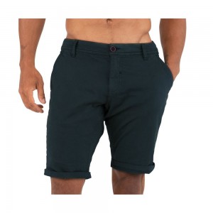 Von Dutch Bermuda Chino Bary Men Shorts Blue | US-EVHGNW953