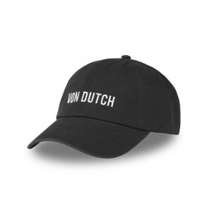 Von Dutch Dad Cotton Cap Black | US-EAPQSZ136