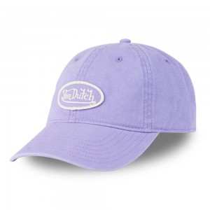 Von Dutch Dad Cotton Starback Closure Cap Purple | US-EXVPCO865