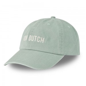 Von Dutch Dad Cotton Starback Closure Cap Green | US-OYNKXI845