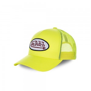 Von Dutch Fresh With Mesh Cap Yellow | US-HZWKPG628