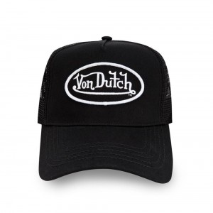 Von Dutch Trucker 51 Classic Cap Black | US-MNYXUB284