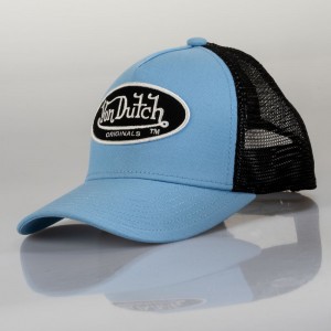 Von Dutch Trucker Boston Cap Blue / Black | US-PLWUQT062