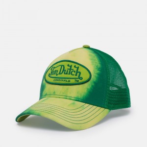 Von Dutch Trucker Boston Cap Green | US-BPVMHY143