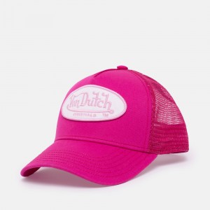 Von Dutch Trucker Boston Cap Pink | US-STLNVA249