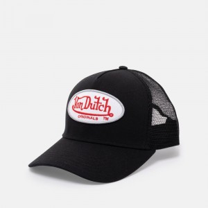 Von Dutch Trucker Cap Black | US-OBZCXE631