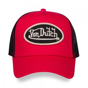 Von Dutch Trucker Cap Red / White / Black | US-QFRGPB976