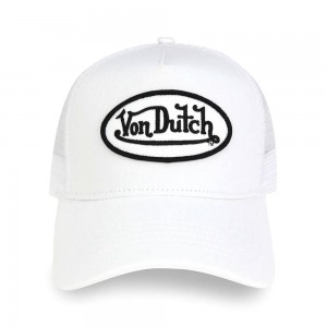 Von Dutch Trucker Cap White | US-PQVURE529