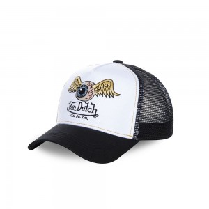 Von Dutch Trucker Cap White | US-VWRLSG640