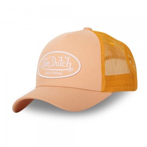 Von Dutch Trucker Lofb Cap Orange / White | US-YNVQHI429