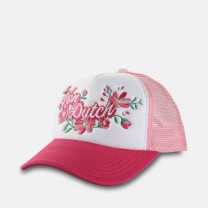 Von Dutch Trucker Mesa Cap Pink / White | US-ALFUJY651