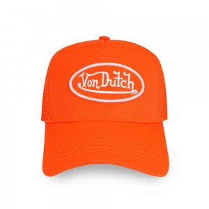 Von Dutch Trucker Neon Cap Orange | US-FXQYKA710