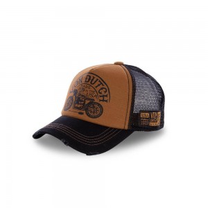 Von Dutch Trucker Net Crew Cap Brown | US-PFSZMC268