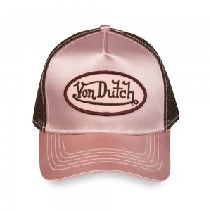 Von Dutch Trucker Satin Cap Rose | US-TIDRPX056