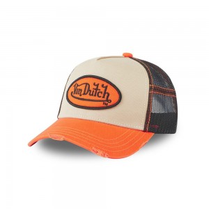 Von Dutch Trucker With Net Cap Beige / Purple | US-OKMLBW326