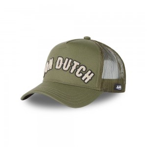 Von Dutch Trucker With Net Cap Khaki | US-IJVGKY914