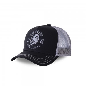 Von Dutch Trucker With Snapback Closure Cap Black / Grey | US-ERYLMH235