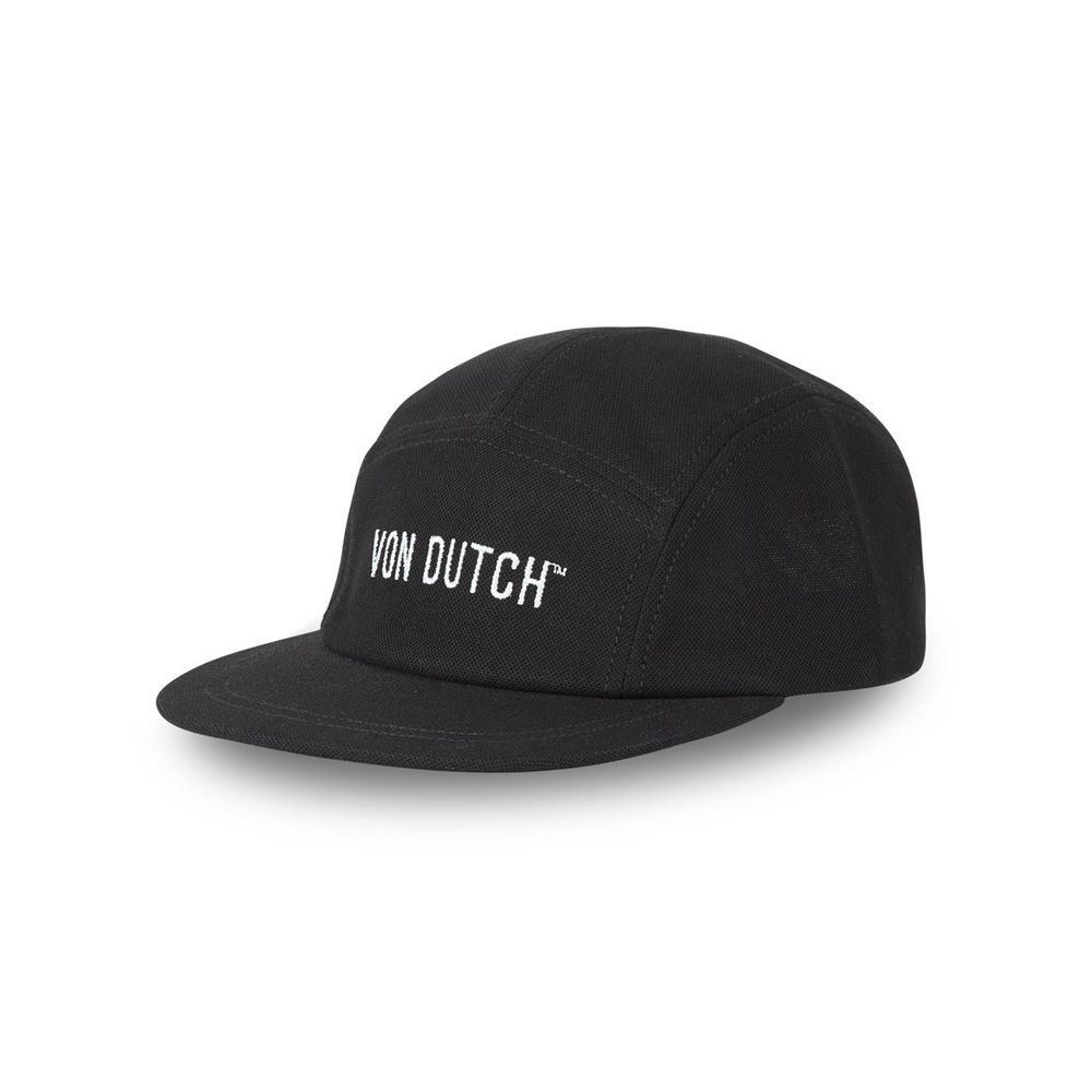 Von Dutch 5 Panels Cap Black | US-ETSPQV316