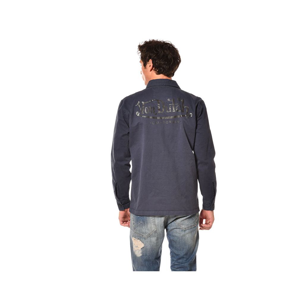 Von Dutch Armor Military Men Jacket Blue | US-PYAEQR160