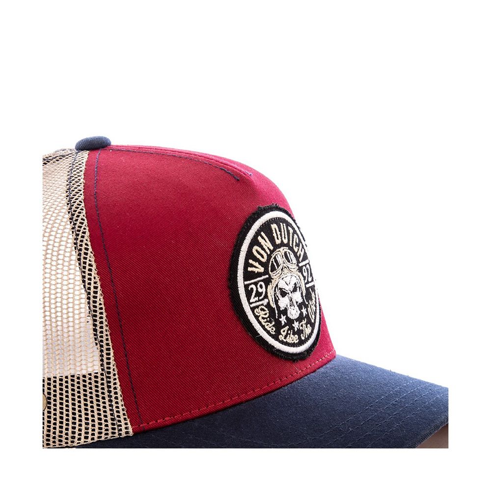 Von Dutch Baseball Biker Mesh Cap Red | US-UTQIER108