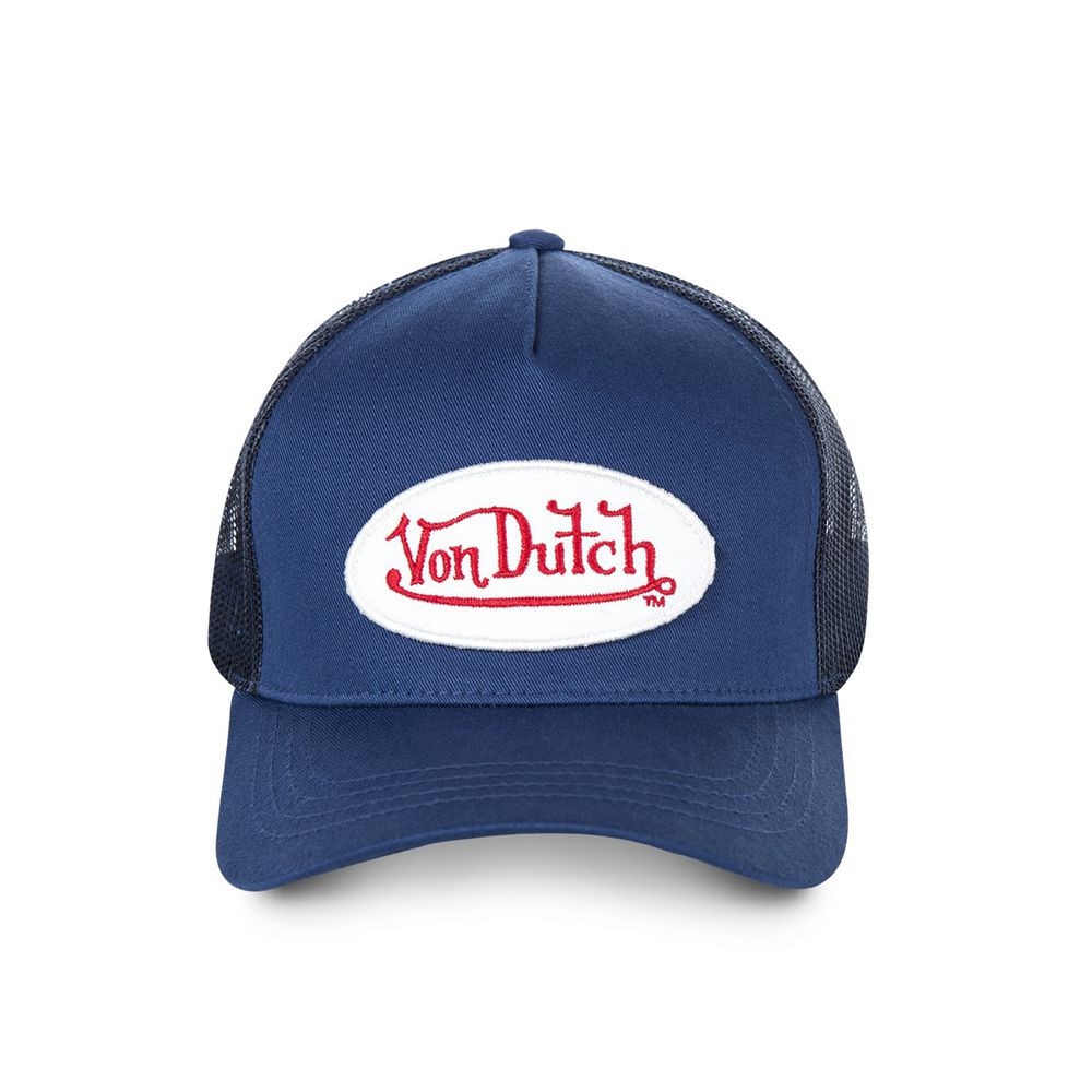 Von Dutch Baseball Bm Mesh Cap Dark Blue | US-OAQZNC348