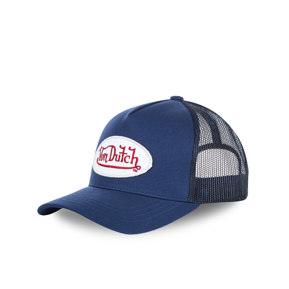 Von Dutch Baseball Bm Mesh Cap Dark Blue | US-OAQZNC348