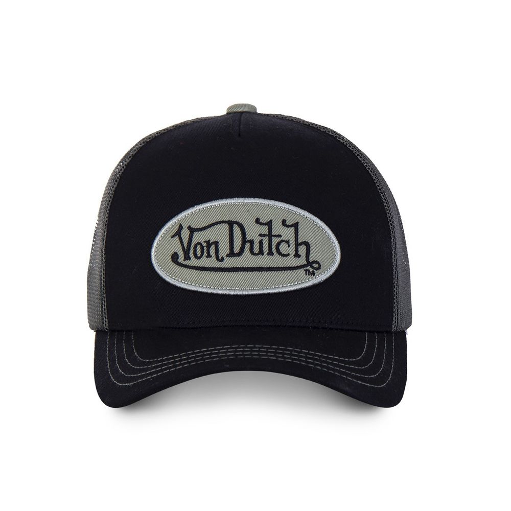 Von Dutch Baseball Collar Cap Black | US-AUCSRX526