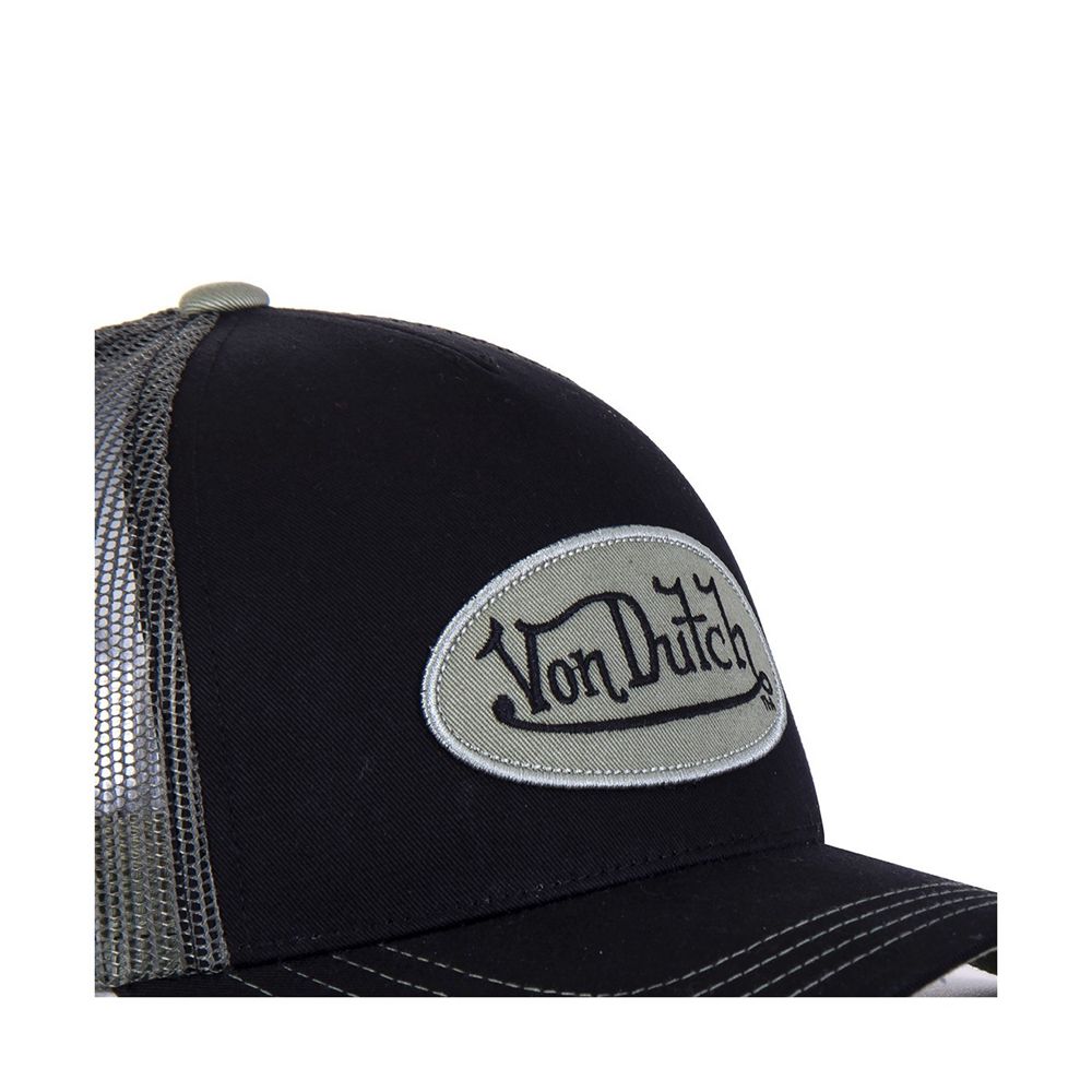 Von Dutch Baseball Collar Cap Black | US-AUCSRX526