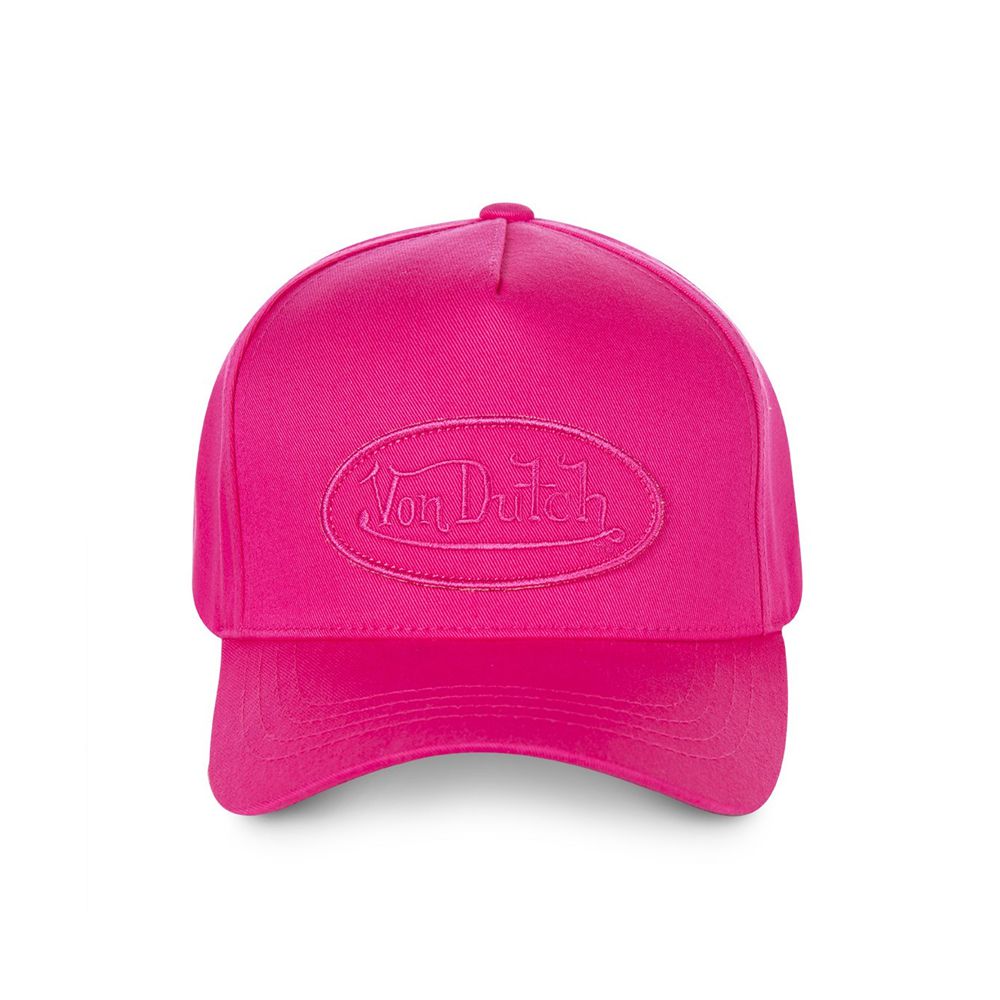 Von Dutch Baseball Cotton Rb Cap Pink | US-HCDJOM486