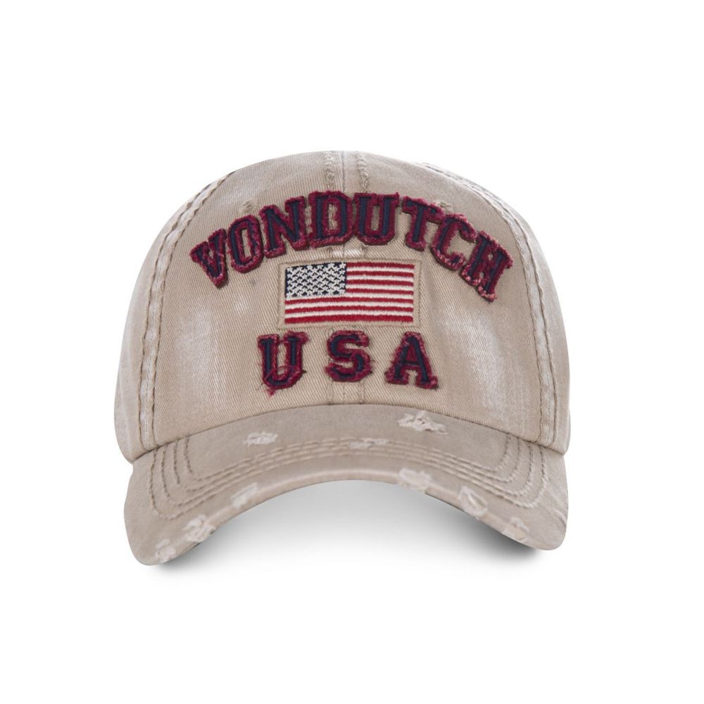 Von Dutch Baseball Eric Cap Beige | US-BPQAYK821