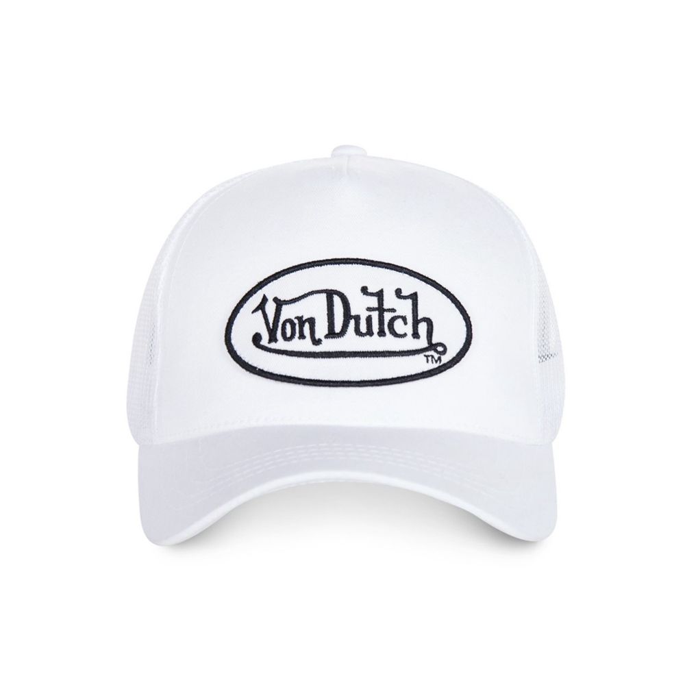 Von Dutch Baseball Eva Logo Cap White | US-MBJGCY540