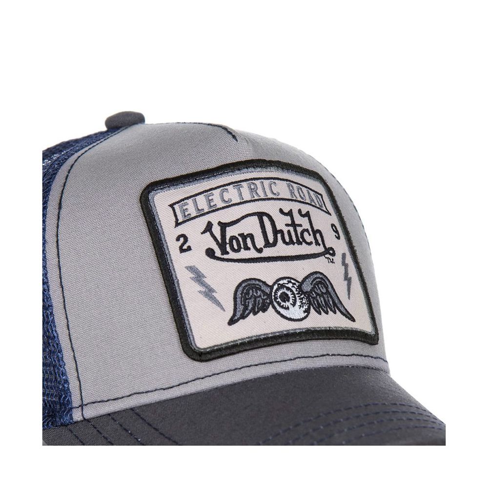 Von Dutch Baseball Flying Eye Square Cap Blue | US-IVBYSZ645