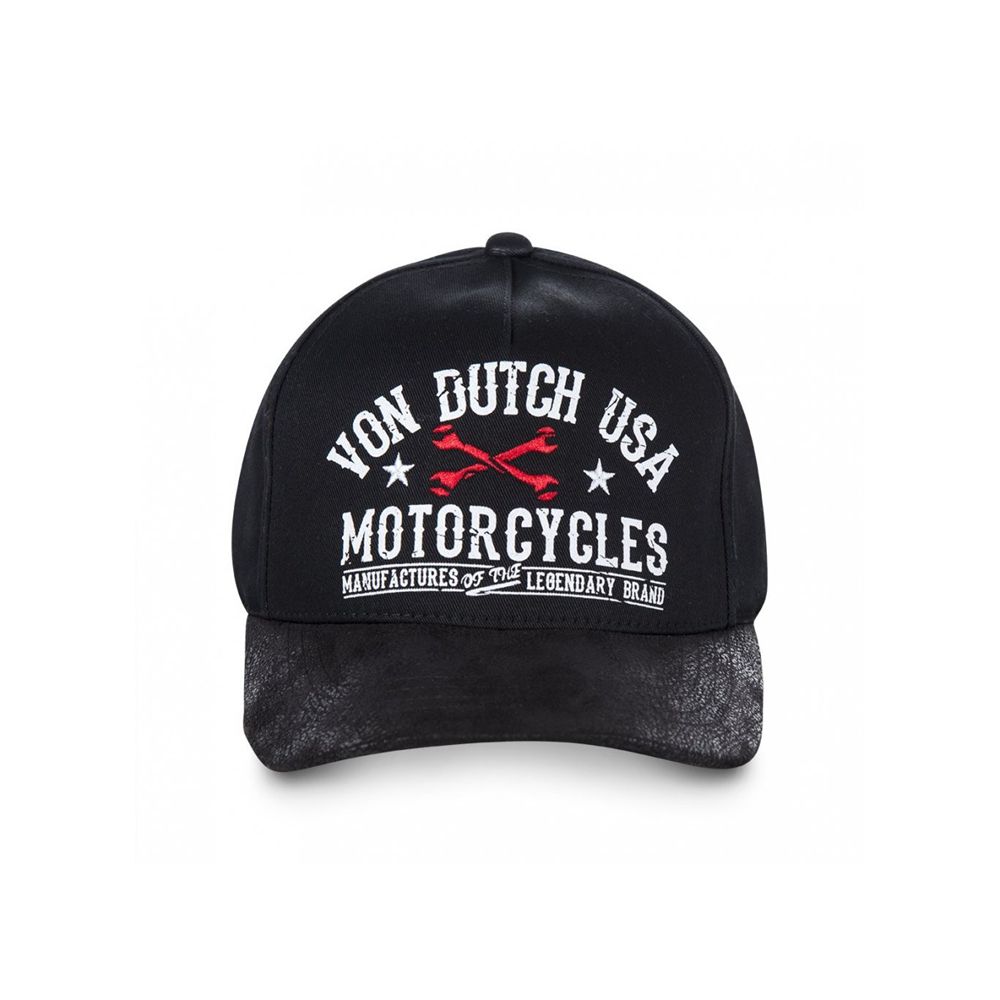 Von Dutch Baseball Garn Cap Black | US-JSURHO728