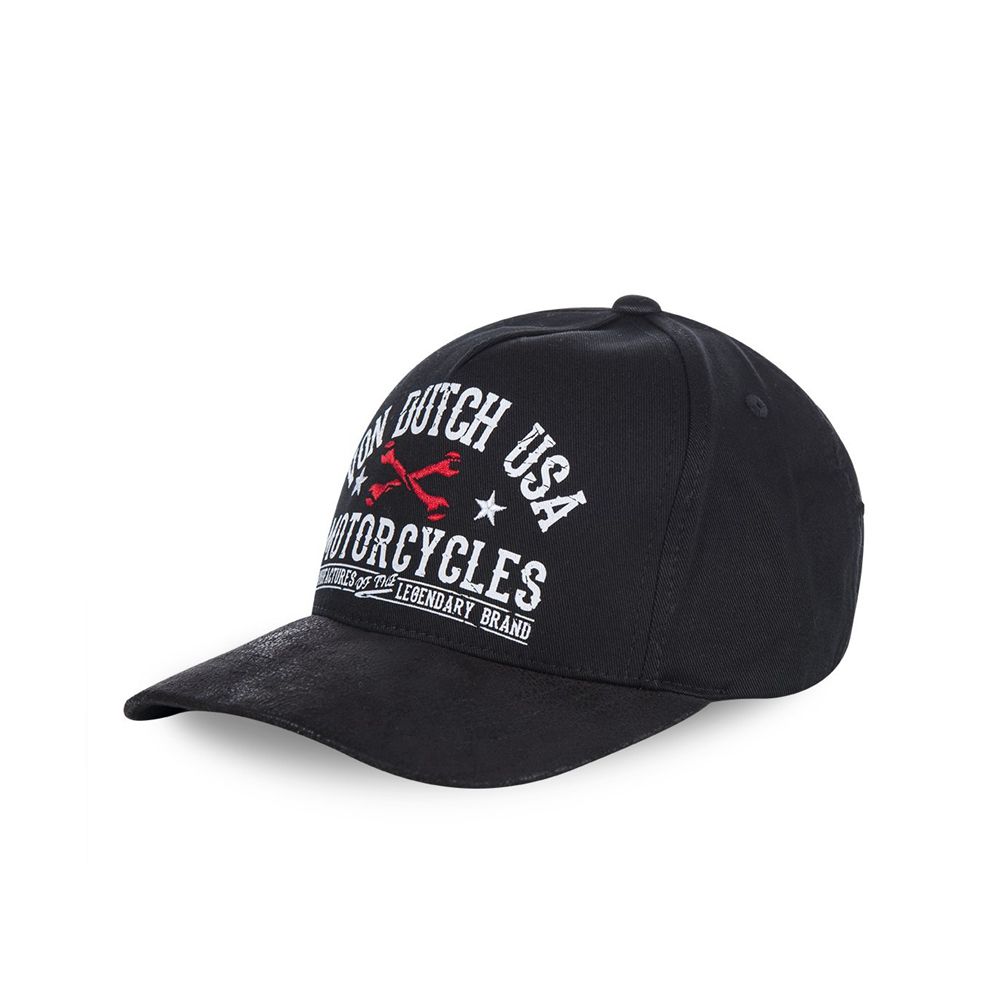 Von Dutch Baseball Garn Cap Black | US-JSURHO728