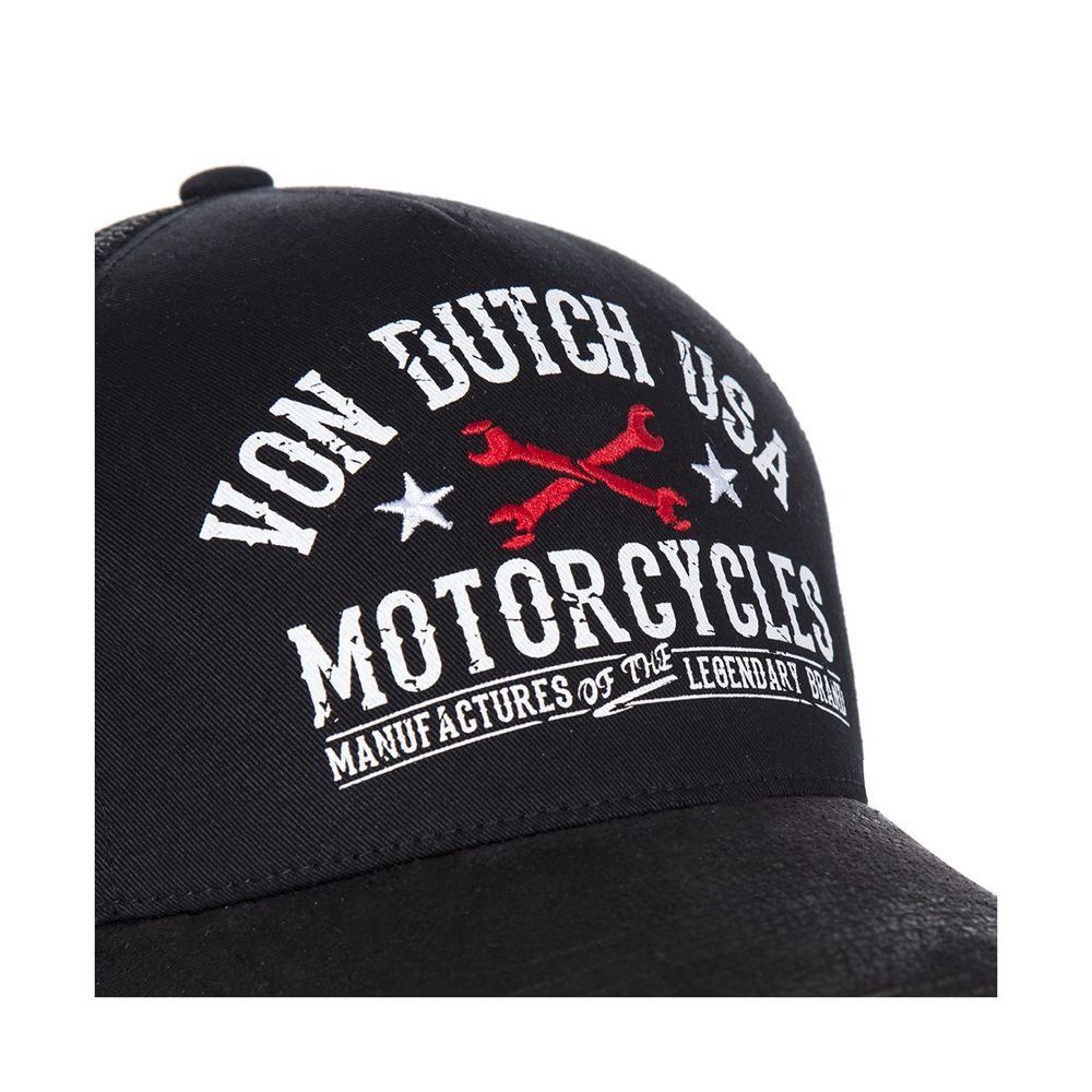 Von Dutch Baseball Garn Cap Black | US-KWBNQJ067