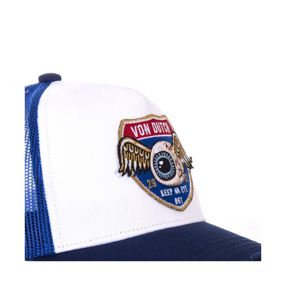 Von Dutch Baseball High Mesh Cap White / Blue | US-WLYZMI421