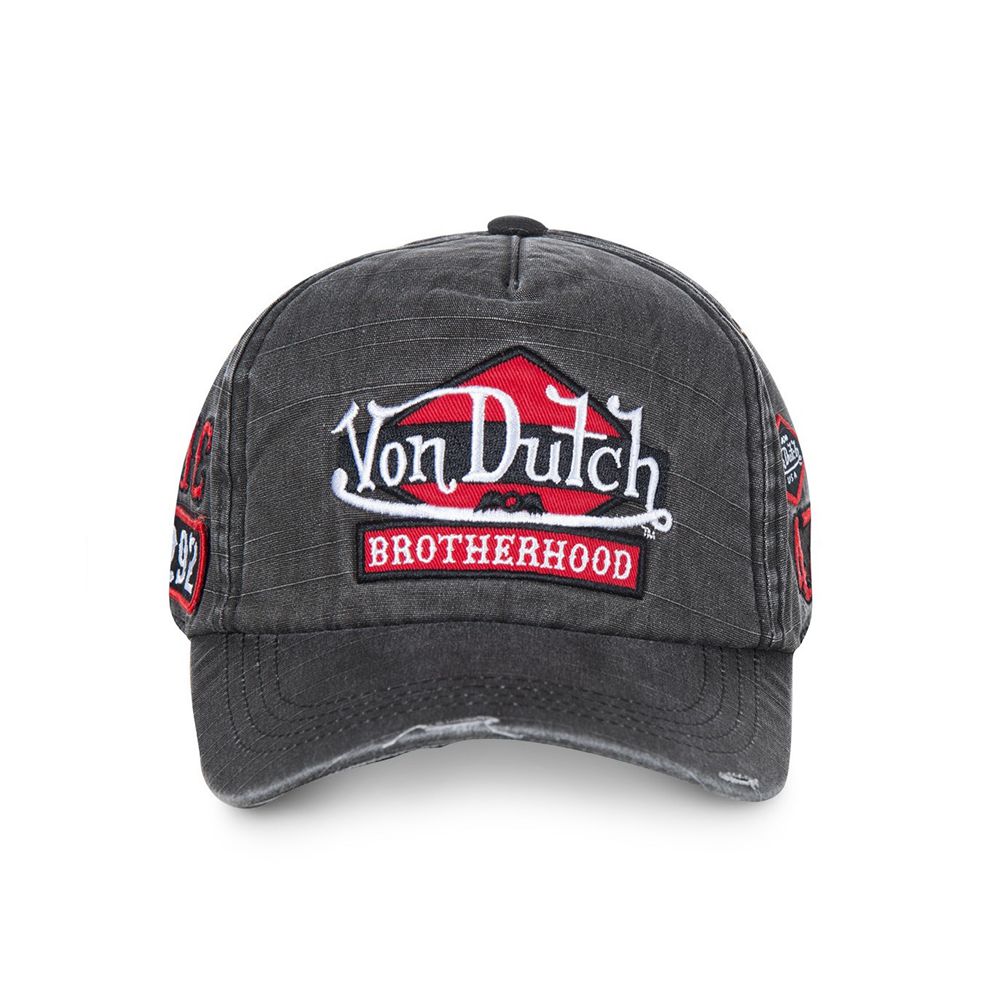 Von Dutch Baseball Jack Brb Cap Grey | US-SZTNDY568