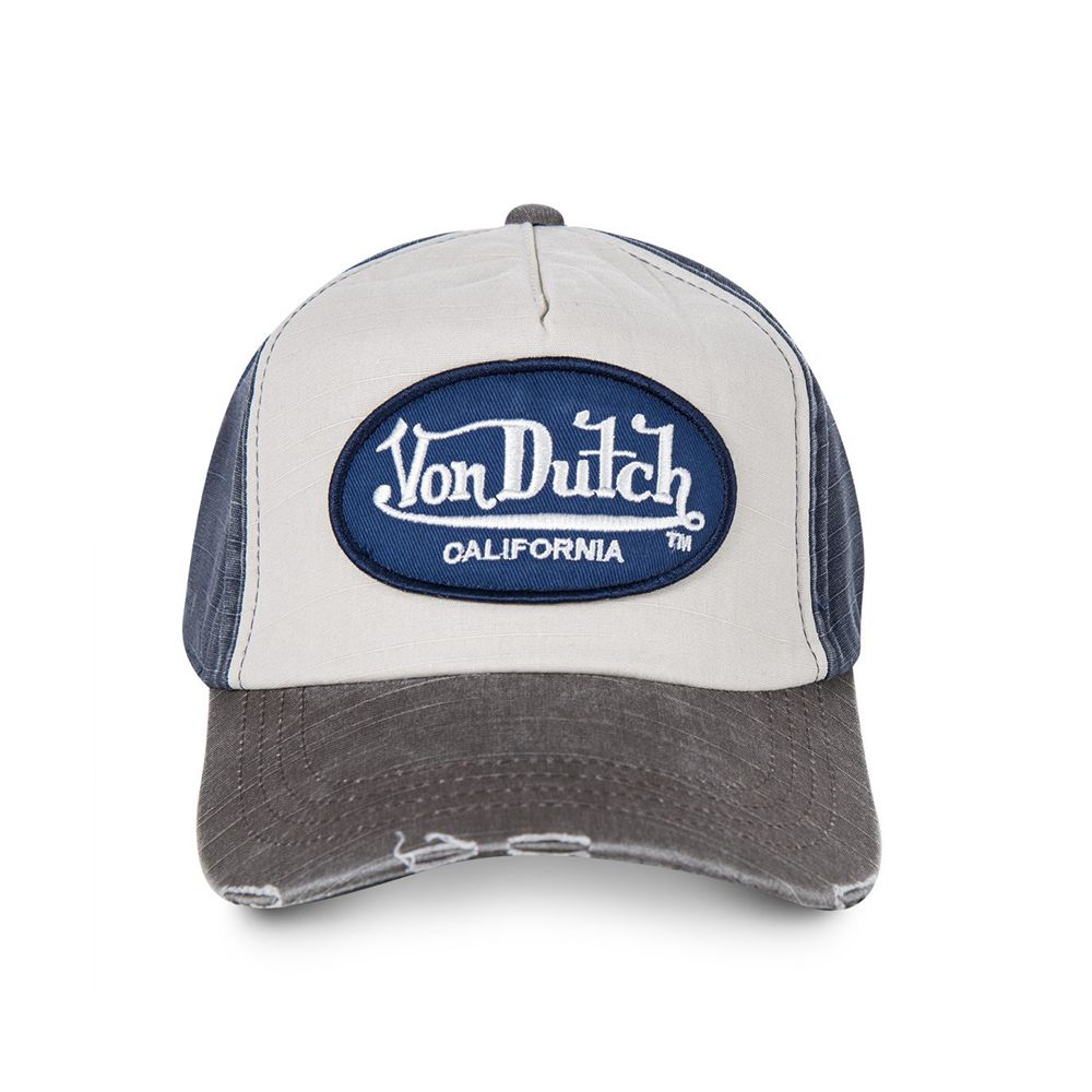 Von Dutch Baseball Jackmwb Cap Blue / White / Grey | US-FHLSWT053