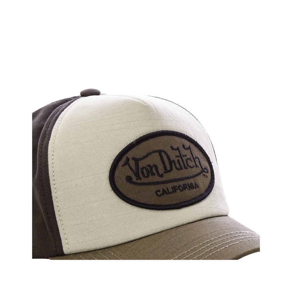 Von Dutch Baseball Jacks With Patch Cap Brown | US-CGZWDX805