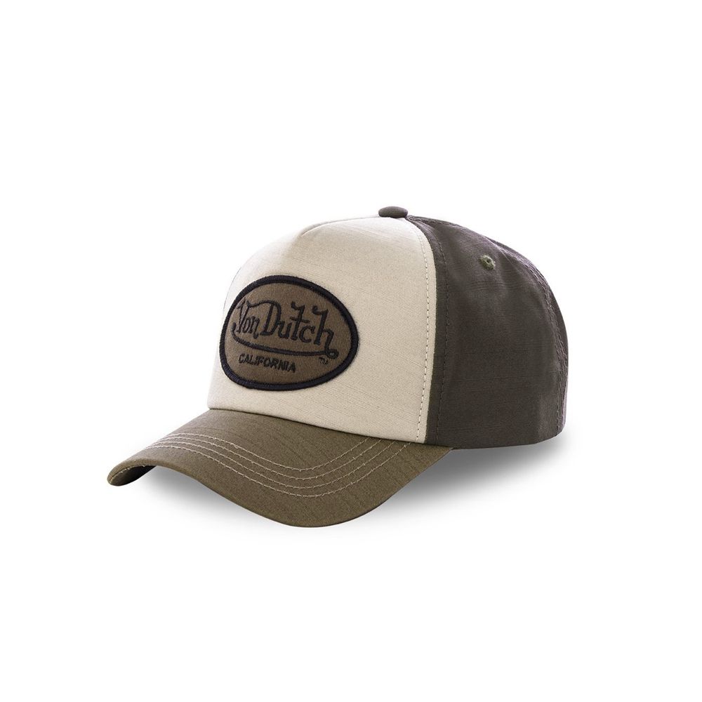 Von Dutch Baseball Jacks With Patch Cap Brown | US-CGZWDX805