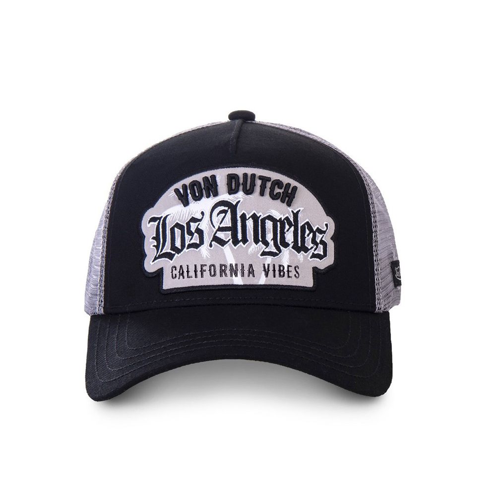 Von Dutch Baseball Los Angeles Cap Black | US-YDGSPJ369