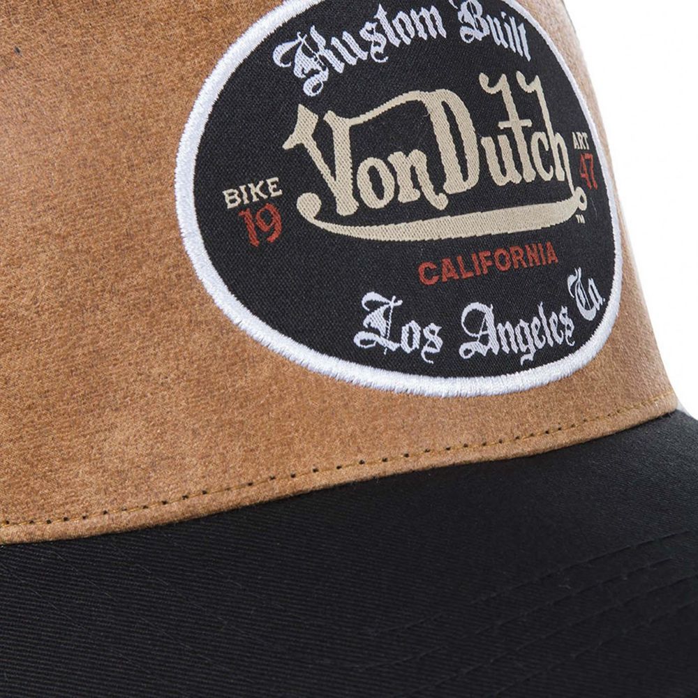 Von Dutch Baseball Mesh Cap Brown | US-QVDIXK643