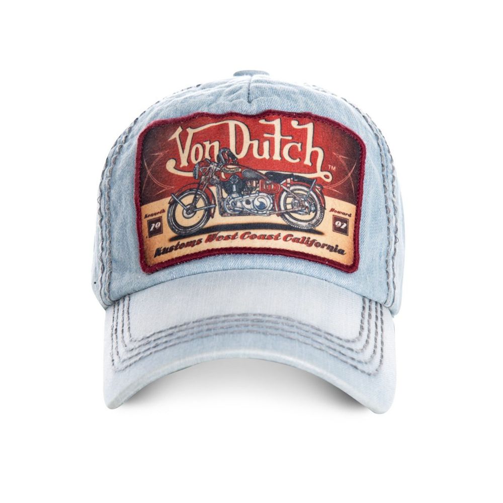 Von Dutch Baseball Terry Cap Blue | US-LKQDMG491