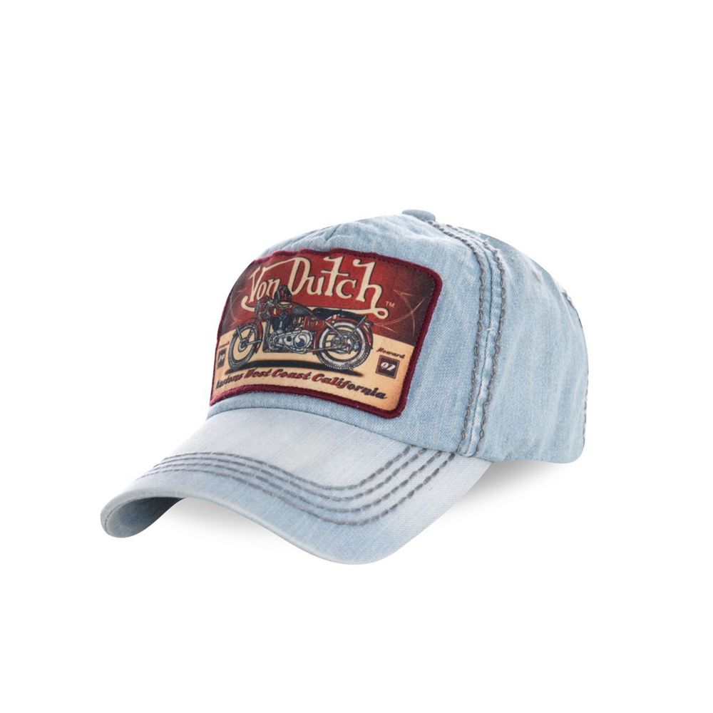 Von Dutch Baseball Terry Cap Blue | US-LKQDMG491