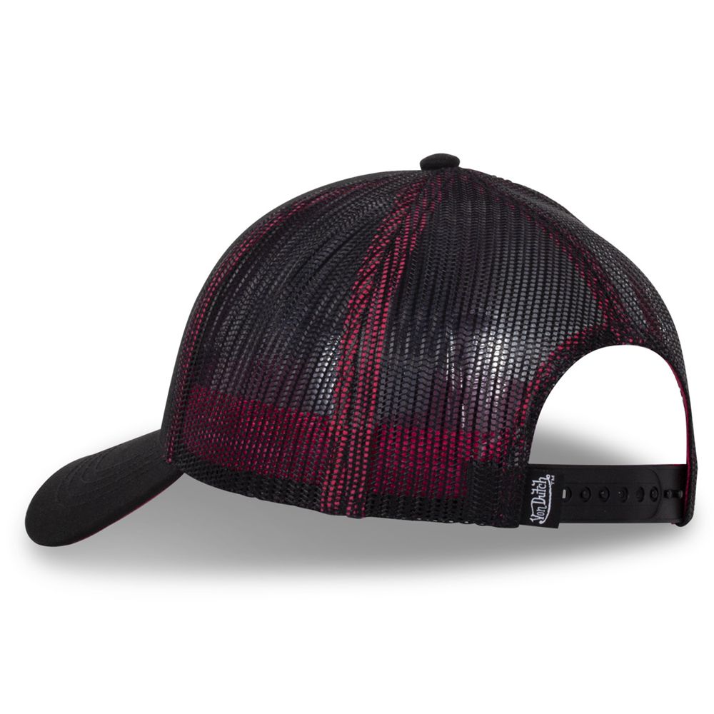 Von Dutch Baseball With Dom Net Cap Black / Rose | US-WXASCJ423