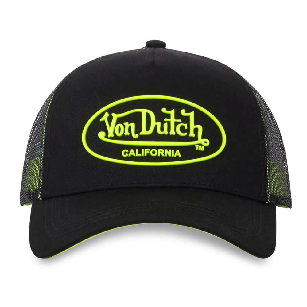 Von Dutch Baseball With Dom Net Cap Black / Green | US-KWAMPS298